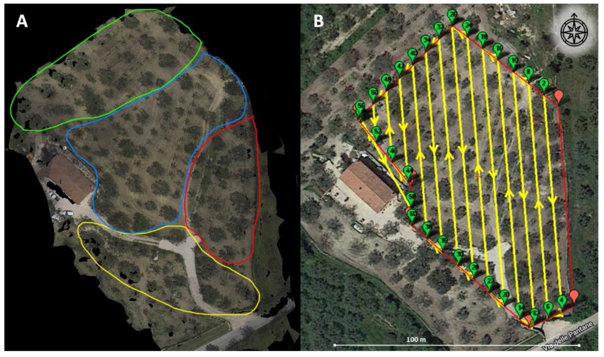Drones_MDPI's tweet photo. Early Estimation of Olive Production from #LightDrone Orthophoto, through #CanopyRadius
by Luciano Ortenzi, Simona Violino, Federico Pallottino, et al.
Full paper https://t.co/98CVA11WxE
#precisionagriculture
#EVOO
#treecanopy
#yieldprediction
#KNN
#environmentalmonitoring https://t.co/fYdgpDZv1K