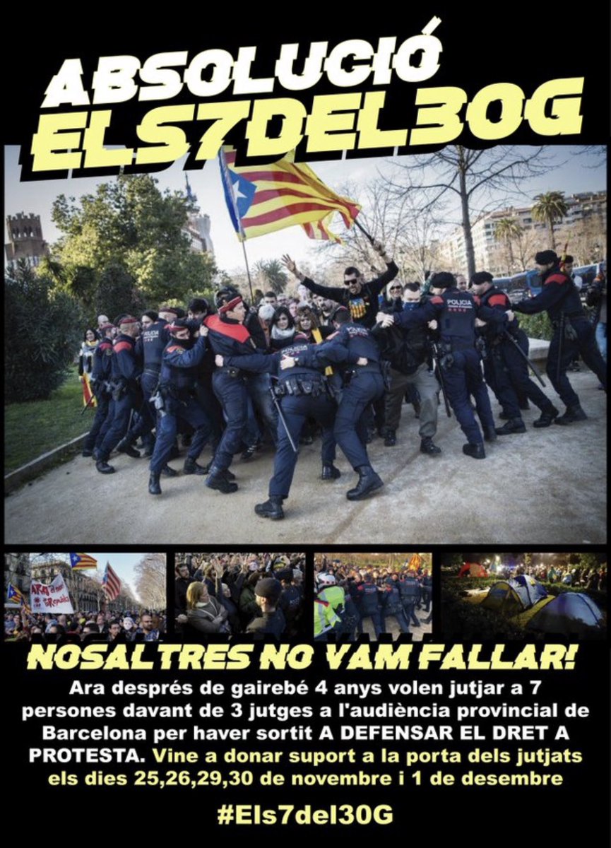 Acusat30G's tweet photo. Ho tornaria a fer ..... #absolucio #absolucioels7del30G #proumuntatgespolicials @govern @JuntsXCat @Esquerra_ERC @cupnacional
Tu no i seràs pas @KRLS ,NO...??? https://t.co/fUpAn4Lnux