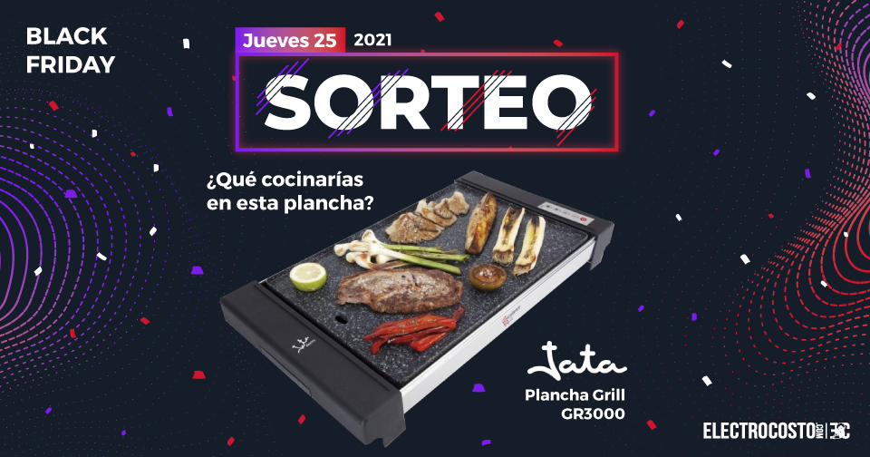 Electrocosto's tweet photo. 🔥 ¡¡SORTEO!! 🔥

¡¡VAMOS CON UN NUEVO SORTEAZO DE BLACK FRIDAY!! 😜

Hoy sorteamos... ¡¡Una Plancha Grill de @jataytuhogar!! 😉

Os lo vamos a poner muy muy fácil... 😎

👉 ¡RT!
👉 ¡Síguenos!
👉 ¡Dinos qué cocinarías con esta plancha, usando el hashtag #AComerConElectrocosto! https://t.co/GJfv7aoWAE