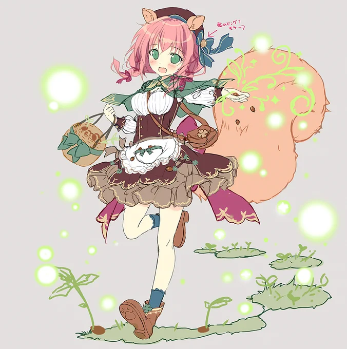 千年戦争アイギスにて「ハーバリスト」レアリティブラックユニット『世界樹の聖霊ラタトスク』を描かせて頂きました!
リスちゃんなのでリスっぽい前歯にしてみましたよ🐿️
ミッションクリア報酬で貰えますのでぜひお迎えしてくれると嬉しいです!!#千年戦争アイギス 
