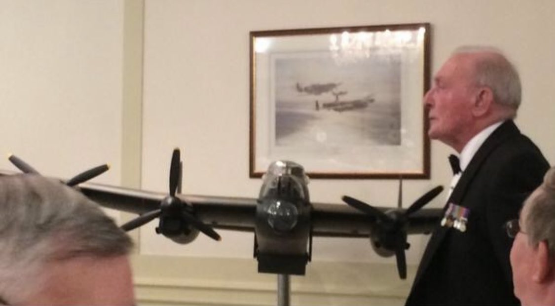 MikeLingPilot's tweet photo. Happy 100th Birthday to the legend that is Johnny Johnson, the last surviving member of the Dambusters raid.

One of my heroes. https://t.co/wOjSlF3cw6