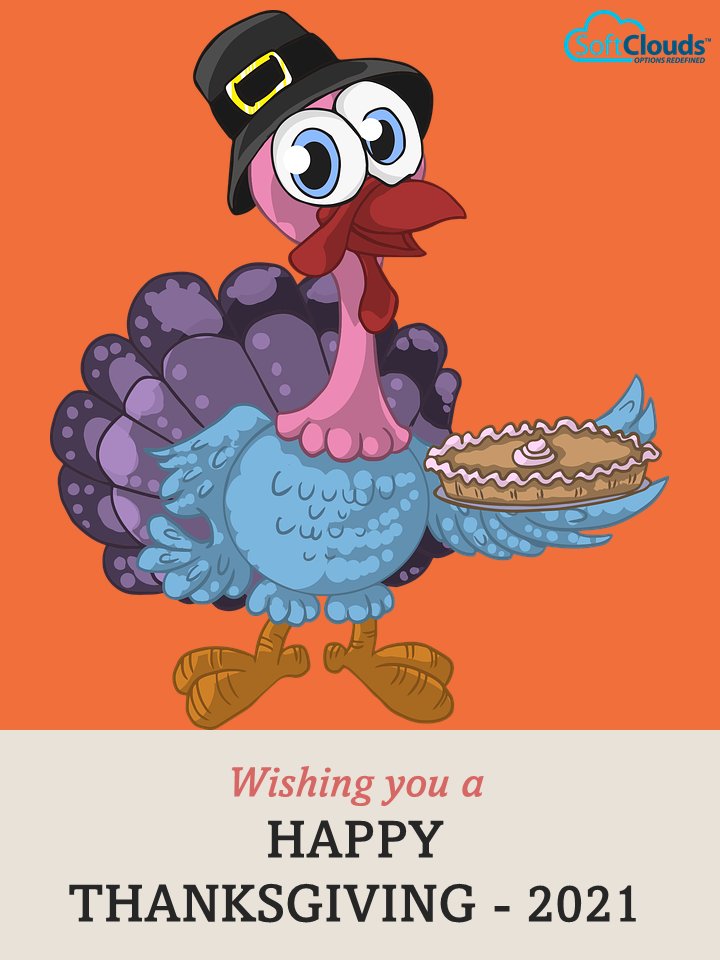 SoftClouds's tweet photo. Our sincere thanks and warm wishes to all the wonderful #SoftCloudians around the world who have been a part of our amazing journey.
We are extremely happy, blessed, and thankful for all your love & support. Happy Thanksgiving 2021!!!🦃
#SoftCloudians #Thanksgiving2021 https://t.co/wLxfIsiKhB