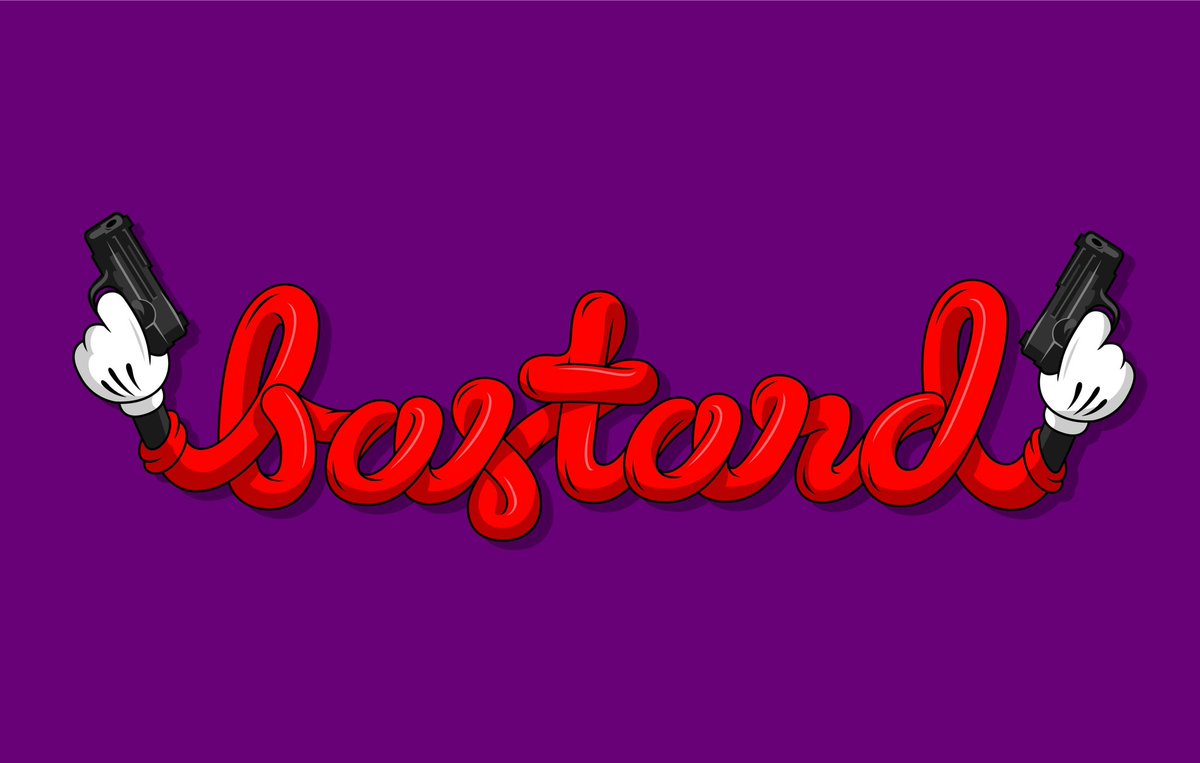 kiss_miklos's tweet photo. BASTARD
#cartoonart #typeart #typedesign #typography #typographyinspired #typeinspired #typeinspiration #illustration #typeillustration #hypebeastart #popculture #popcultureart #pop #designandart #artanddesign https://t.co/4ZzzXF9GBW
