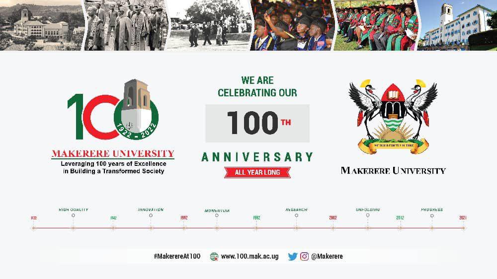 MakCAES's tweet photo. Join us @Makerere today Thursday, 25th November 2021 for a stakeholders mobilisation event in commemoration of the 100 years (1922-2022) of our existence
Zoom link: https://t.co/ViDKxd9axa
𝐌𝐞𝐞𝐭𝐢𝐧𝐠 𝐈𝐃: 944 3706 4741
𝐏𝐚𝐬𝐬𝐜𝐨𝐝𝐞: 092032 https://t.co/Q9MB11hsm7