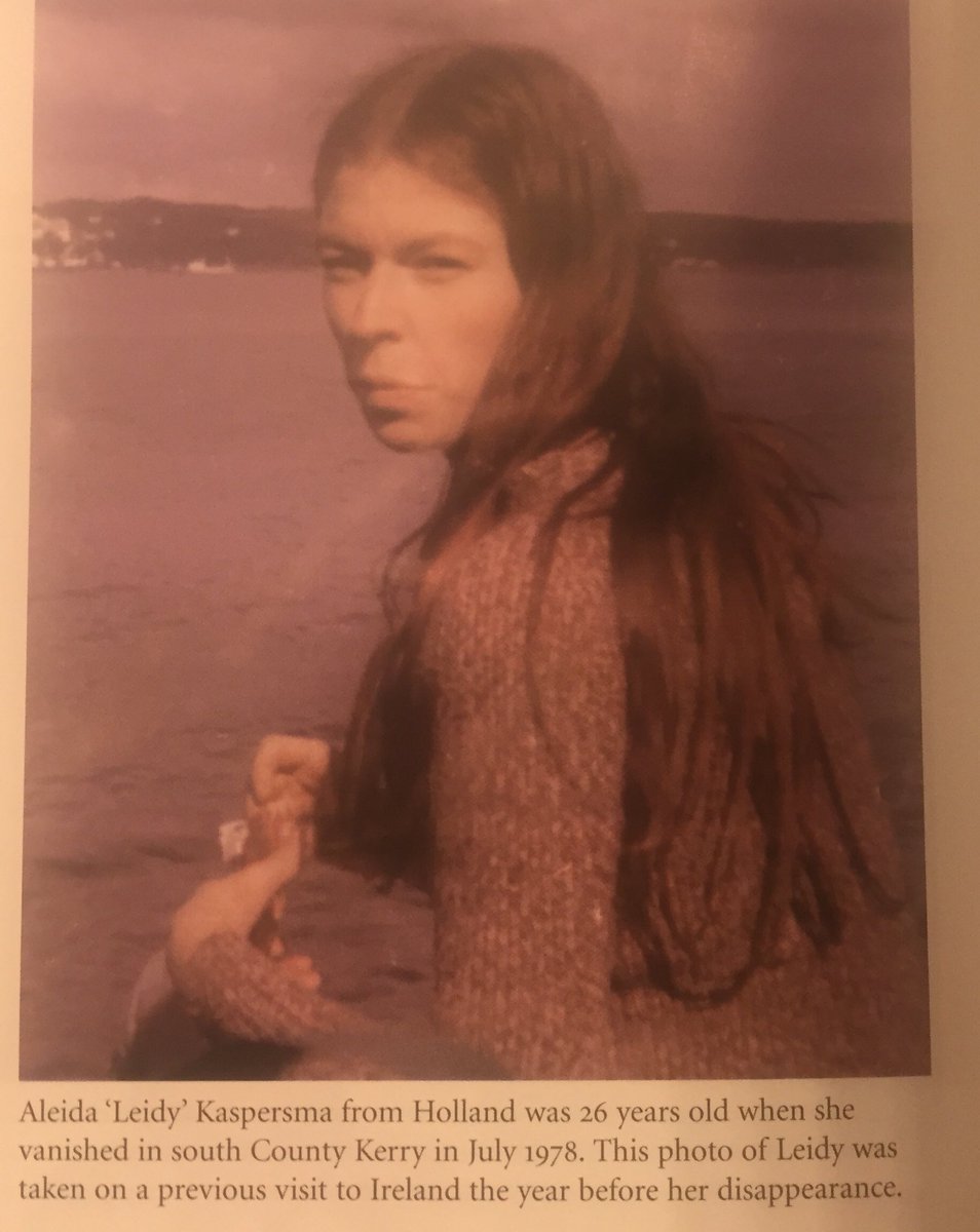 barrycummins12's tweet photo. Aleida Kaspersma - Missing from near Kenmare, Co.Kerry since 1978. Feared murdered. One of 876 people missing on this island - being investigated by ⁦@gardainfo⁩ - 61 by ⁦@ChiefConPSNI⁩ that we remember next Wednesday on Missing Persons Day ⁦@DeptJusticeIRL⁩ https://t.co/S6gMoaxRf3