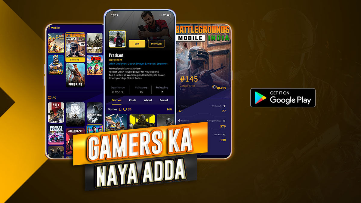 The Gamers' Social' Network has arrived! Download Qlan now on Android devices - play.google.com/store/apps/det…
.
. 
#Qlan #GamersKaNayaAdda #JoinTheQlan #TheGamersSocialNetwork #QlanLaunch #Community #Esports #Mobileapp #MobileGaming #Tech #SocialNetwork #India