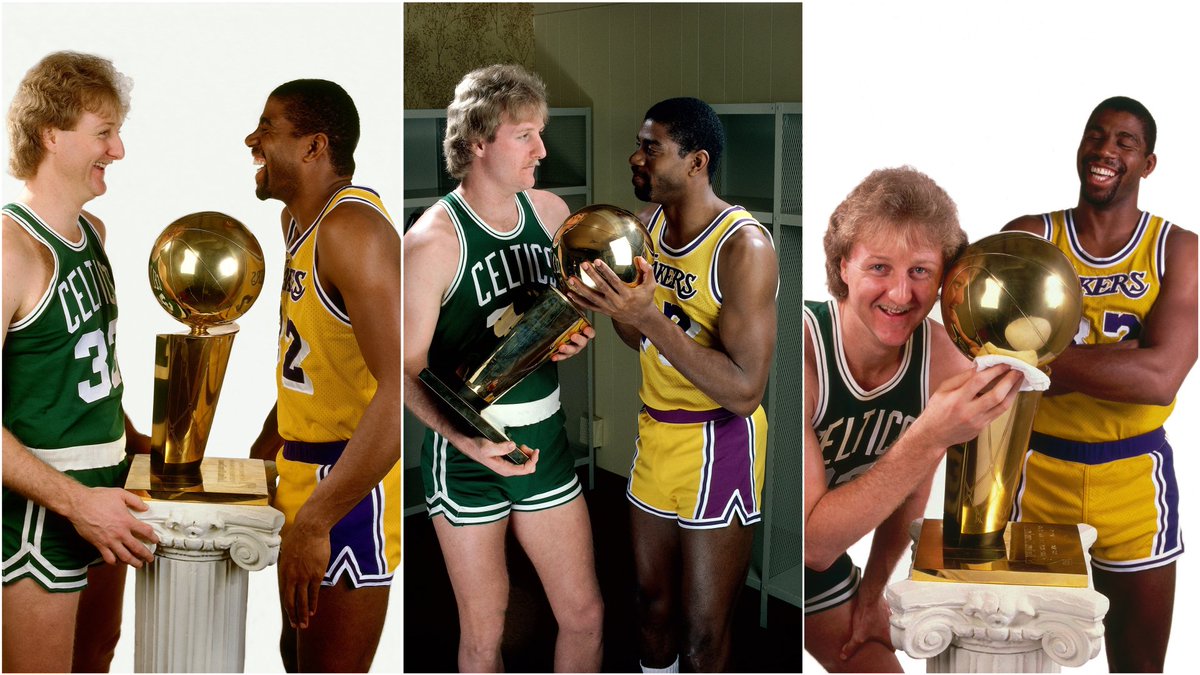 NBAspain's tweet photo. ¿Celtics o Lakers? ¿Larry o Magic?

Si solo pudieras elegir uno... ¿Cuál? #NBA75Eurovote https://t.co/vz7WYOOovE