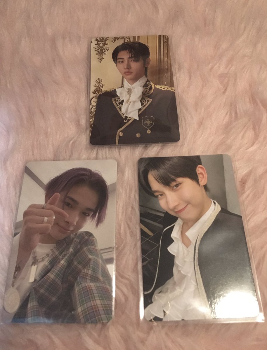 Add2heartPH's tweet photo. #Add2HeartOnHand
ni-ki border:carnival pc - 300
sunghoon border:carnival pc - 370
sunoo b:do pc - 370
↳ onhand
↳ mint condition
↳ not my own pull kaya medyo pricey
reply or dm if interested ^^ https://t.co/JusoCMfXgw