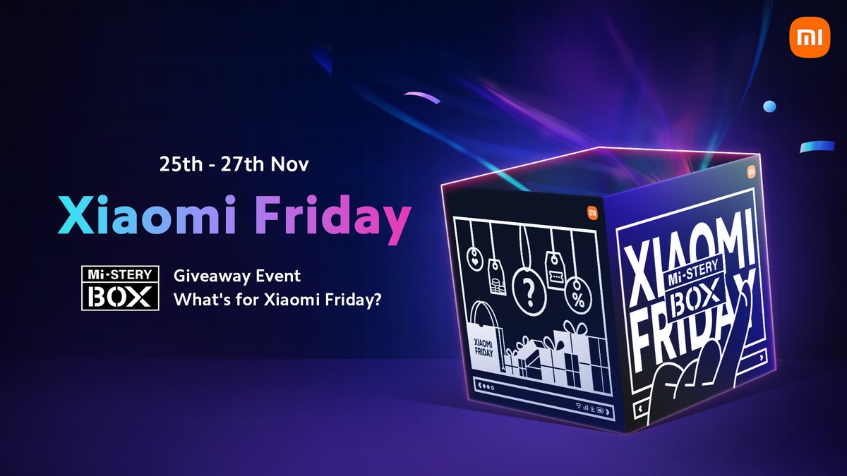 Xiaomi's tweet photo. 🛎️Giveaway🛎️ What's for #XiaomiFriday?

Share a photo or screenshot of the Xiaomi products in your shopping cart in the comments section!

Two winners will be selected at random to win a mysterious Xiaomi #MiSteryBOX. 🎁 https://t.co/az2eSxyMdQ