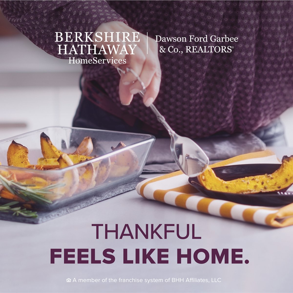 What does thankful feel like to you? For us, it’s the feeling we get when we reflect on what we get to do, every single day. Help our clients find homes to be thankful for. From our home to yours, happy Thanksgiving.