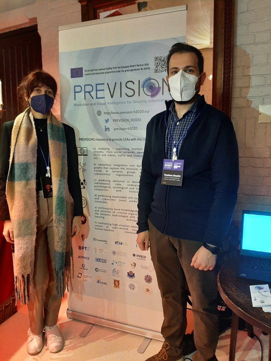 CCIproject's tweet photo. You still have time to know more about the @H2020Prevision project at the #CCIconference. They are focusing on prediction and visual intelligence for security information.
Watch the conference live: https://t.co/qSf2dZx77b https://t.co/J2sRKZaf3b