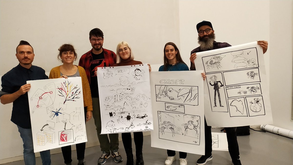EvoKE_BCN21's tweet photo. Yesterday #EvoKEbcn21 concluded celebrating the publication (1859) of Darwin's book "The origin of species" with the 1st #BCNevolutionDay, #Evolution outreach activities open to the public organized by @LCATMon @EvoKE_BCN21 core team and @CCCBDebats at @cececebe https://t.co/Bc37dWBKdW