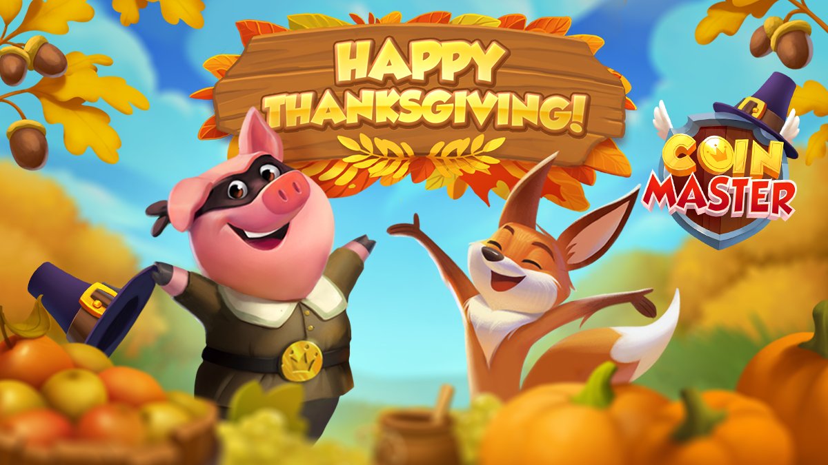 CoinMasterGame's tweet photo. Happy Thanksgiving Vikings! Are you having the 𝑩𝒂𝒔𝒕𝒆 𝑻𝒉𝒂𝒏𝒌𝒔𝒈𝒊𝒗𝒊𝒏𝒈 𝑬𝒗𝒆𝒓? Tell us what YOU’RE thankful for this year, for a chance to win 1,000 spins! https://t.co/lwekmG4UkS