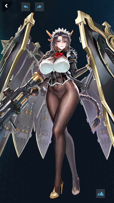 ラスオリでの一押しキャラ「ブラックワーム」
情愛が深く護衛対象に熱を入れてしまう為に任務に失敗することが多かった為感情を抑制される処置を受ける。スキンでは感情抑制がなくなったので本来の性格になっている。
"何故か下を穿かない" 