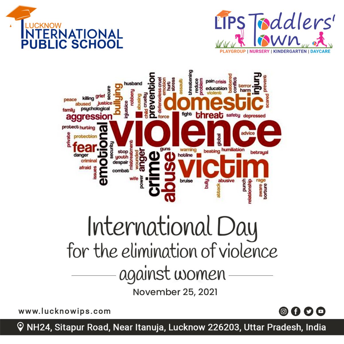 lucknowips's tweet photo. Break the silence...
    Say no to violence...🚫

|| International Day for the Elimination of Violence against Women ||

#EliminationofViolenceAgainstWomen #Violence #ViolenceAgainstWomen #ViolenceAgainstWomen #WomenPower #StopViolenceAgainstWomen #lucknowips #education #school https://t.co/zlE2n2TCCq