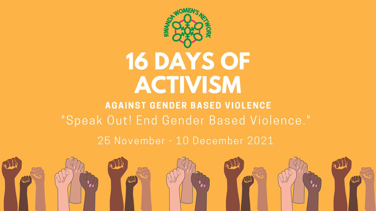 RWN_WomenNet's tweet photo. As we mark the beginning of #16DaysofActivism may we be reminded of the journey ahead of us in ending #GenderBasedViolence in our homes, communities and nation. Let us #SpeakOut for all those that are unable to do so. Let us #SpeakOut about #GBV! TOGETHER, WE CAN END GBV! https://t.co/fmx3QliUOF