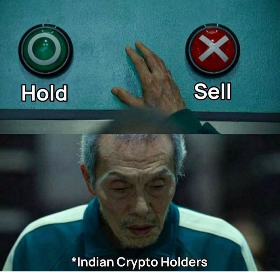 sirfdeen's tweet photo. Situation of every indian crypto investors.

 #Crypto #cryptocurrecy #cryptocurrencies https://t.co/8zODYHPf2N