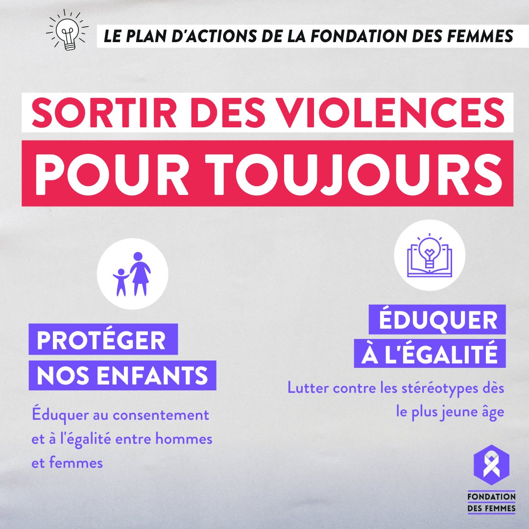 Fondationfemmes's tweet image. 📣 À l'occasion du 25 novembre, journée internationale de la lutte contre les violences faites aux femmes, la Fondation des Femmes lance son plan d'actions pour sortir des violences qui sera financé grâce à vos dons.
