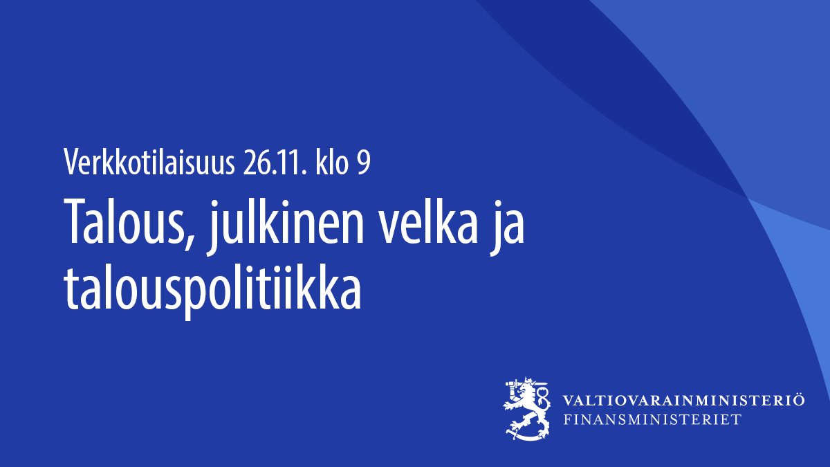 VMuutiset's tweet photo. Kuinka paljon riskejä julkisessa taloudenpidossa voidaan ottaa? Mistä julkisten palveluiden rahoitus ikääntyvälle väestölle? Entä miten ilmastonmuutos tulisi huomioida talouspolitiikan valmistelussa?

Tervetuloa kuulolle ja keskustelemaan!

👉 https://t.co/5i3mL0ADmn

#Talous https://t.co/eur9T2KfBB
