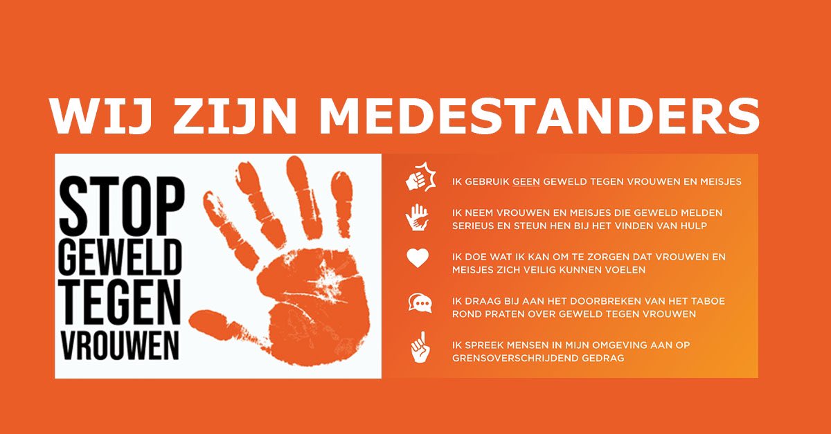 maas_sor's tweet photo. @fairspaceNL Wat een mooi voorbeeld! We zijn allemaal #medestanders die kunnen helpen. Vandaag start de #OrangetheWorldNL campagne tegen #geweldtegenvrouwen Doe mee met de #medestander pledge https://t.co/ZsSrocdmBt