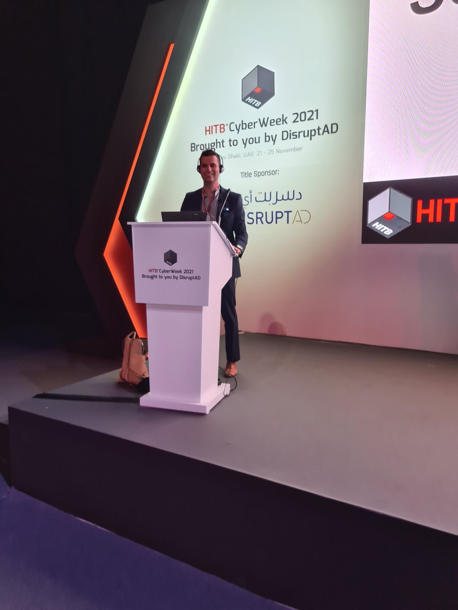 ben_nassi's tweet photo. "Towards Electro Optical Sound Eavesdropping" at @HITBSecConf CyberWeek 21 in ADNEC, Abu-Dhabi.
First time at @HITBSecConf conference.
First time I give a talk in a silence conference.
#hitbcyberweek #privacy #infosec #converting_light_to_speech #Lamphone #Glowworm_Attack https://t.co/AI1UDDmJv5
