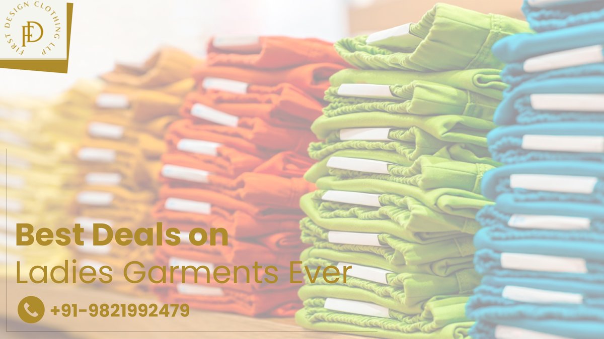Best Deals on Ladies Garments directly from Manufacturer in India.
Call on 9821992479 for wholesale query.
#ladiesgarments #manufacturer #Ladies #clothing