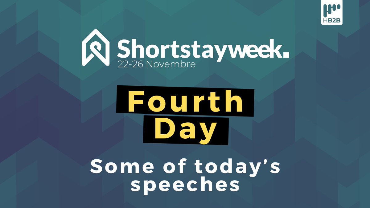 hostb2b's tweet photo. Fourth Day of the SSW event is about to begin.
Here are some of the speeches 👇🏼

Learn more 👉🏼   https://t.co/oUQCCh1Vya

#ssw #shortstay #travel #training #europe https://t.co/JIaVDvR78A