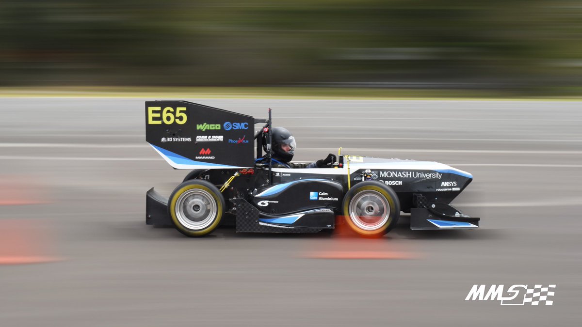 MonashFSAE's tweet photo. We've hit the ground racing with our first testing session since lockdown. Can you guess what speed we're going in this shot? 📸 #formulastudentelectric #testing https://t.co/j3HytxcUjK