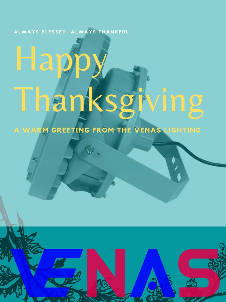 Venaslighting's tweet image. Happy Thanksgiving #venas #lighting #explosionprooflight