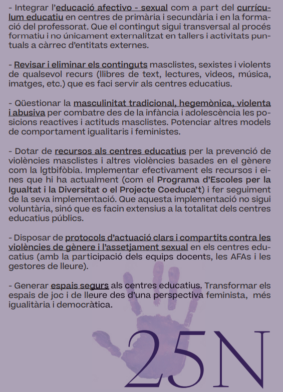 Afescoeducacio's tweet photo. Ens adherim al "Manifest en Defensa d'una Educació Coeducativa a les Aules", impulsat per #SantAndreuCoeduca i que compta amb el suport de més de 80 AFAs d'arreu. #25N
🎯Manifest https://t.co/uTW2yh9MV7
✊🏾Formulari d'Adhesió https://t.co/p9i3CJcBAh
La #Coeducació és el Camí https://t.co/3RFqFcQfx5