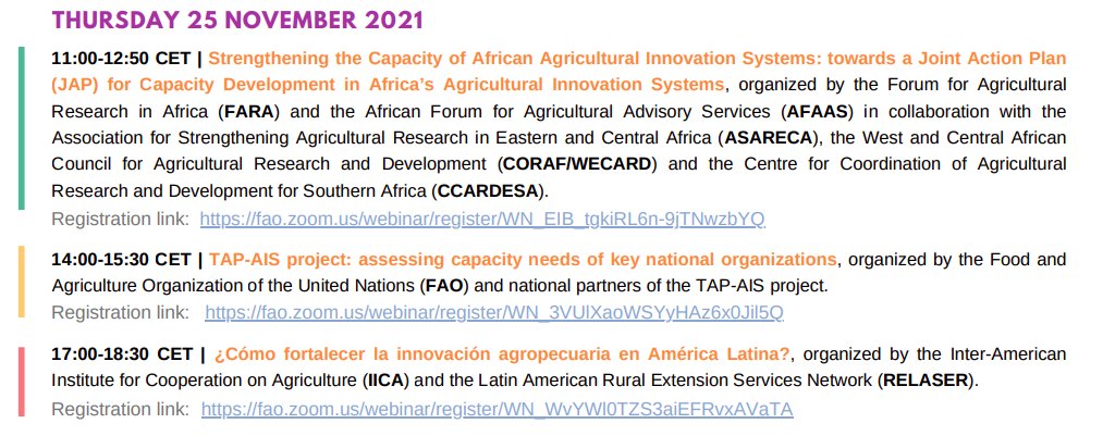 TAP_G20's tweet photo. Today a big day ahead of us, with 3⃣ side events of the #TAP_PartnersAssembly, all related to strengthening #innovationcapacities!
Register now!✍️🏾https://t.co/NfyfOfpr9t https://t.co/X1J7tWRiDs