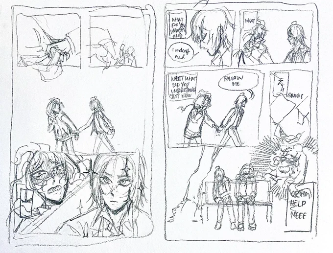 I'm trying to make a shiruide comic related to Silver helping Lilia out with some video game quests but boy am I horrible and slow at comic formats in general 