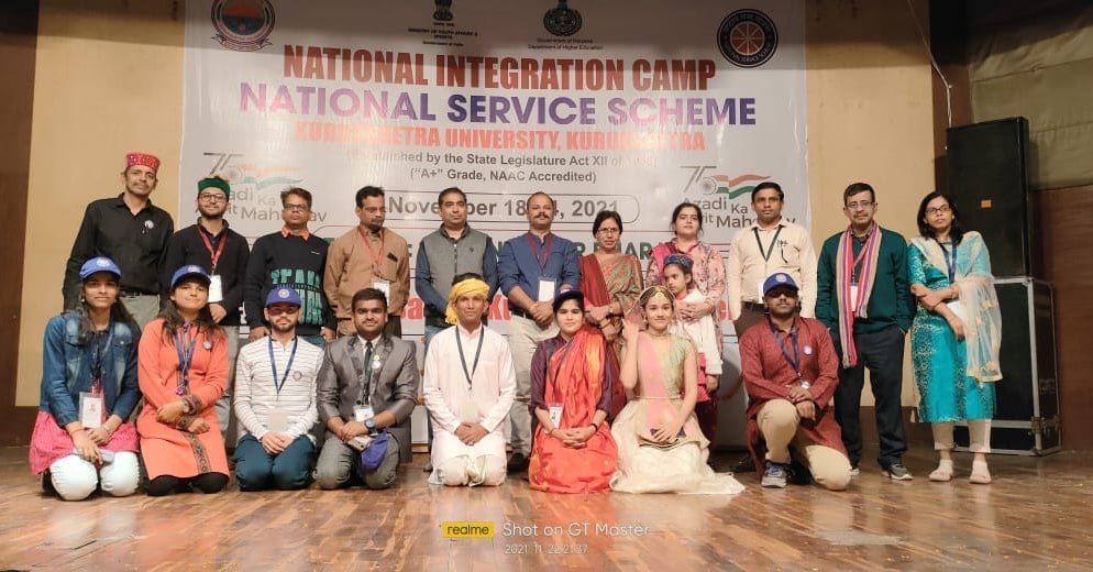 GovtNss's tweet photo. National integration camp Kurukshetra University Kurukshetra, Haryana @McbuNss @mcbuchp @NSSRDBhopal @_NSSIndia @ListenKabir @PodhaRopan https://t.co/LRjGPUPL16
