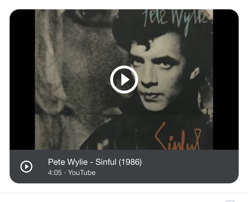 SuzeH72's tweet photo. Good morning from Paris @laurenlaverne @BBC6Music How about this #cloudbusting tune. #petewylie #sinful. Played the 12inch recently. Still amazing! https://t.co/LeaLigyEiw