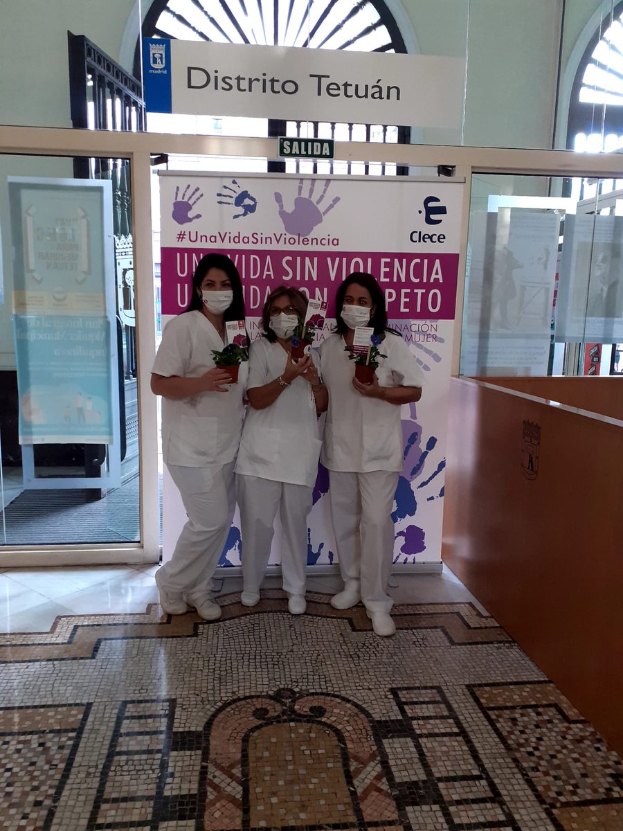 zugasti1966's tweet photo. Comparte un pensamiento y alza la voz para decir NO mas Violencia, nosotros desde La Junta Municipal Distrito Tetuan , nos unimos a la campaña contra la violencia de género.  #UnaVidaSinViolencia @Clece_ #ViolenciaDeGenero #25N #ViolenciaContraLaMujer https://t.co/RqIiq8wwsX