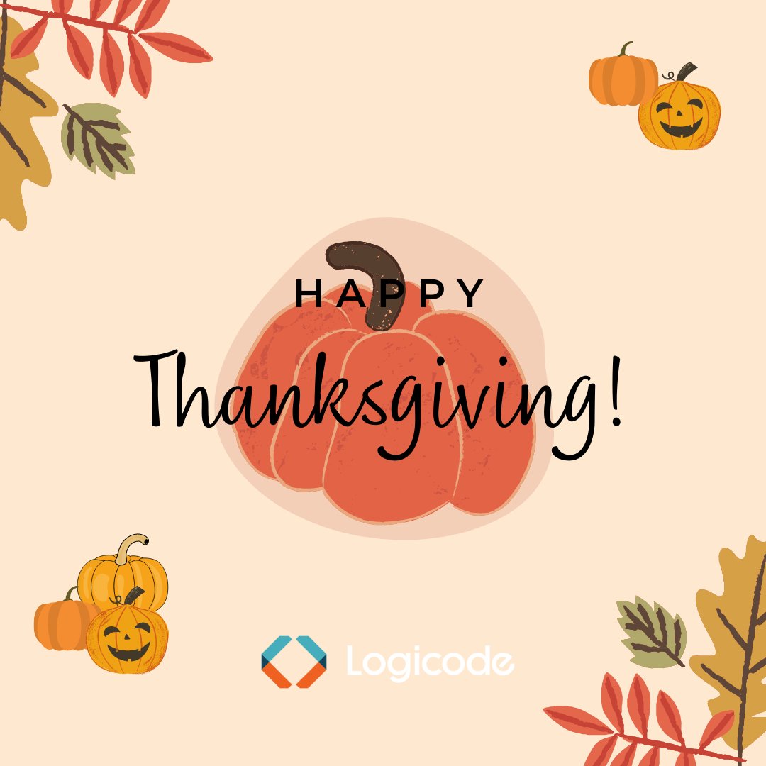LogicodeInc's tweet photo. Wishing you all a hope, joy, peace, good health, favor, and love on this Thanksgiving Day! 

Happy Thanksgiving everyone 👍 #Thanksgiving 

​#HappyThanksgiving #GiveThanks #grattitude  #thankyouall https://t.co/4u6IrfVO3K