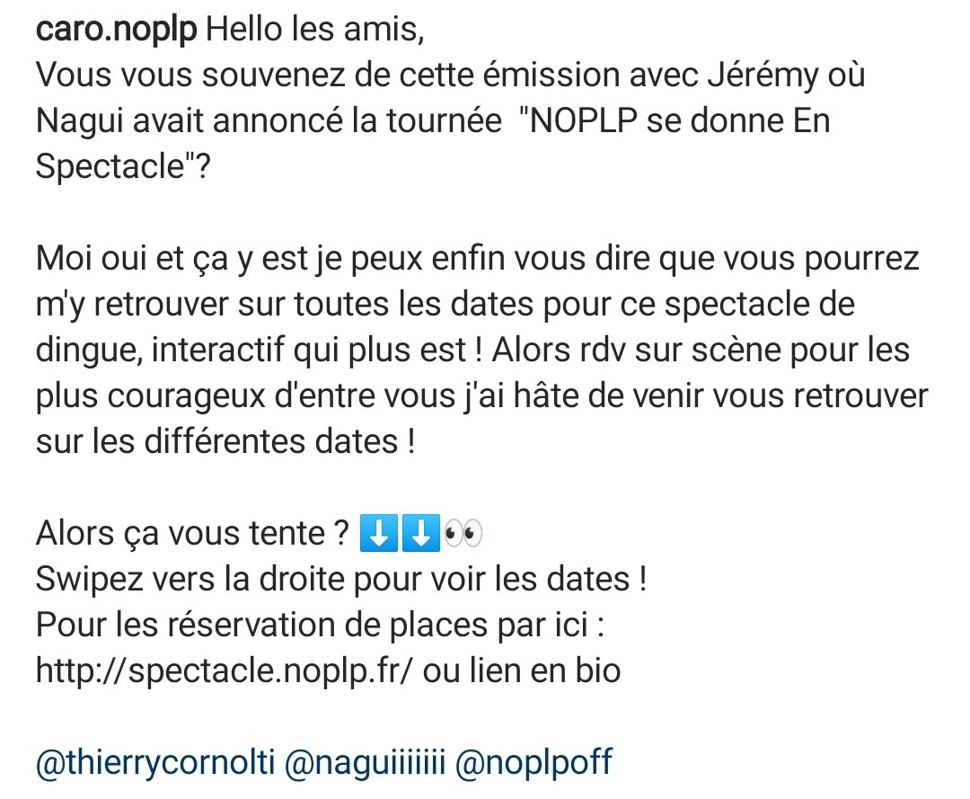 Caroline tweet media