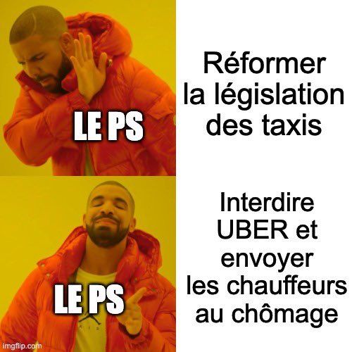 Possible d’être plus sourd ?
Le #PS fait interdire #Uber par décision de justice pour essayer de gratter le vote des taxis, renvoyant ainsi #Bruxelles 20 ans en arrière
<a href="/rudivervoort/">Rudi Vervoort</a> <a href="/DavidWeytsman/">David WEYTSMAN 🇧🇪🇪🇺</a> <a href="/LeisterhDavid/">David Leisterh</a>