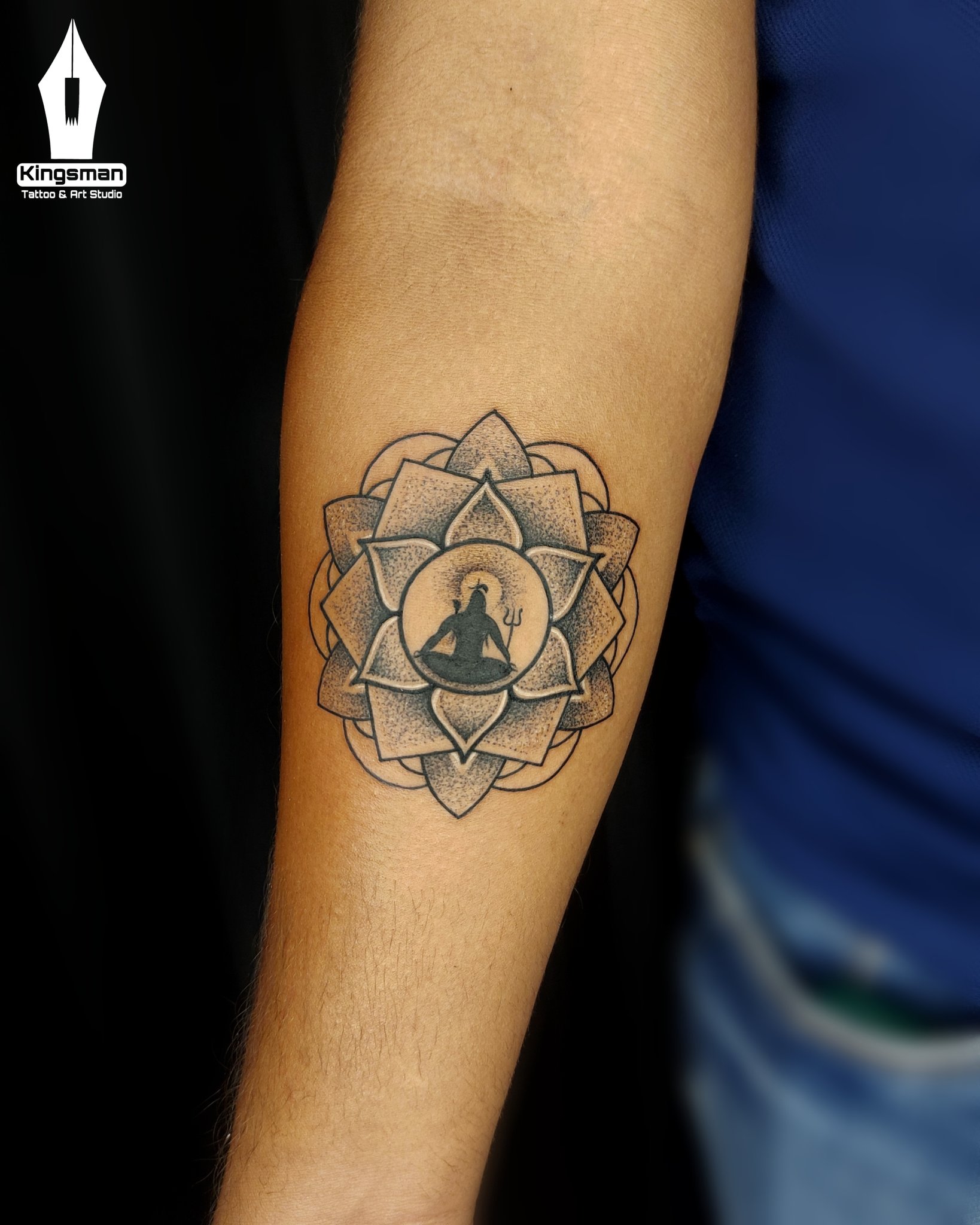 Cover up tattoo with Shiva .. Tattoo .. … … …. ….. #shivshambhu #aghori  #instagram #pujari #shivji #shivashakti #ujjain #india #om… | Instagram