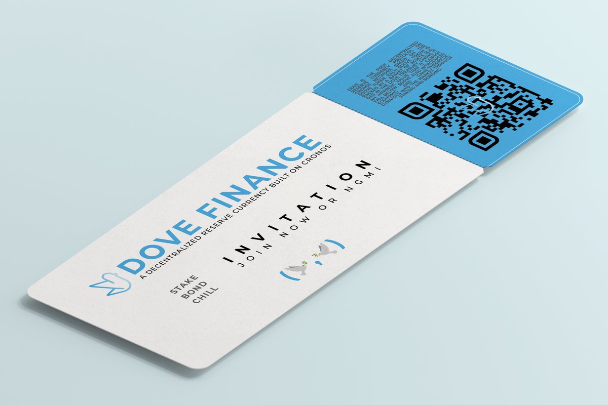 hellpanda92's tweet photo. A ticket to the Future

JOIN NOW OR NGMI!

@dovefinance
#DoveFinance #CRO #OHM #OhmFork @cronosapp
 @cryptocom $Dove $CRO https://t.co/g1wBvT9KXT