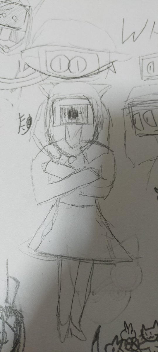Zavixel's tweet photo. Good afternoon #tvhead #hoodieear  #notmydrawing #GoodAfternoon https://t.co/8QEHQB4Oty