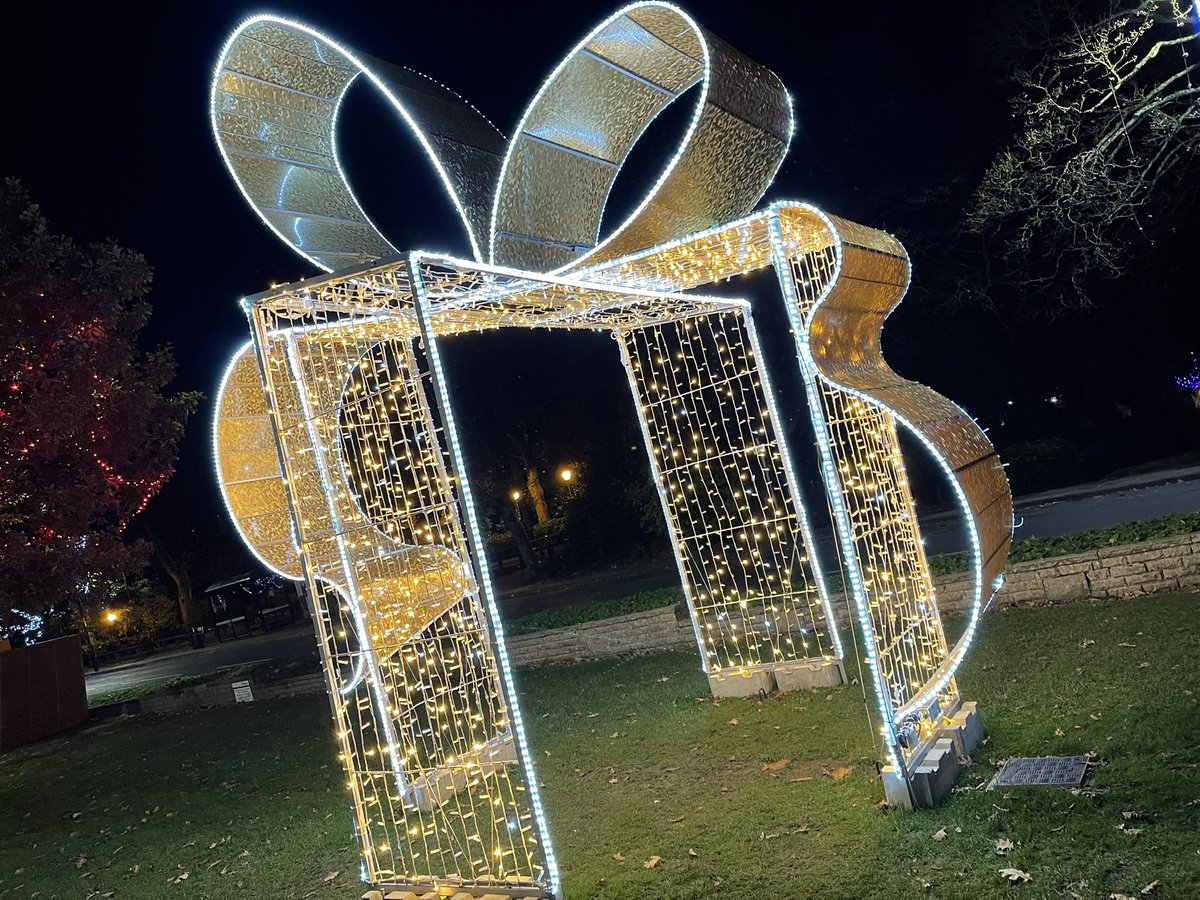 When in Harrogate, go see the Christmas lights! #harrogate #christmas #christmaslights #festive