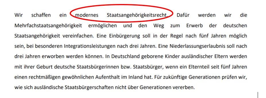 csu_bt's tweet photo. Links-gelb will ein „modernes Staatsangehörigkeitsrecht“ schaffen. Im Klartext heißt das: Ausländer sollen deutlich schneller den deutschen Pass bekommen. Sie sollen künftig bereits nach  3 bzw. 5 Jahren eingebürgert werden können. #Ampelfakten #Koalitionsvertrag https://t.co/C3Zw4U3GJD
