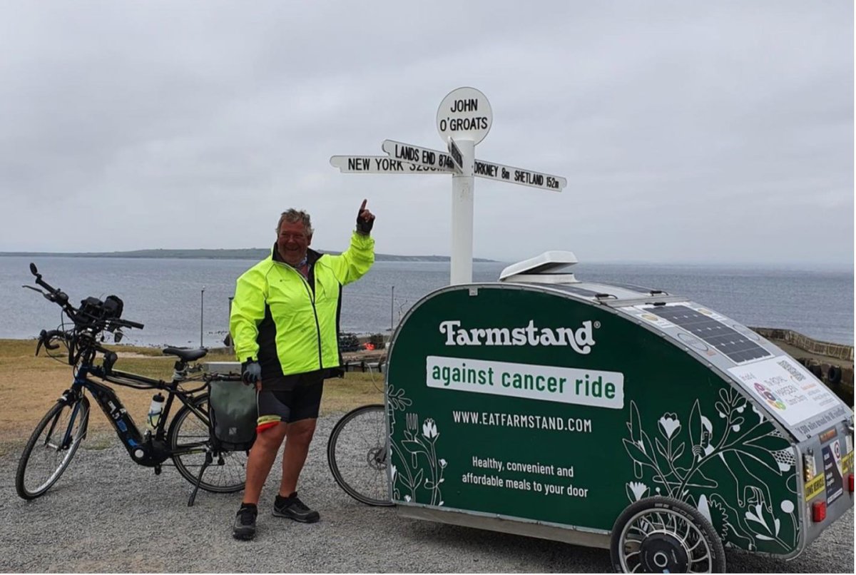 Shoutout to #SimonAylett who raised £27,000 for the #RoyalMarsdenCancerCharity after completing a 4000-mile cycle around the UK’s coastline. Simon wanted to support the #OakDrugDevelopmentUnit where he is receiving treatment for prostate cancer  royalmarsden.org/blog/simons-40…