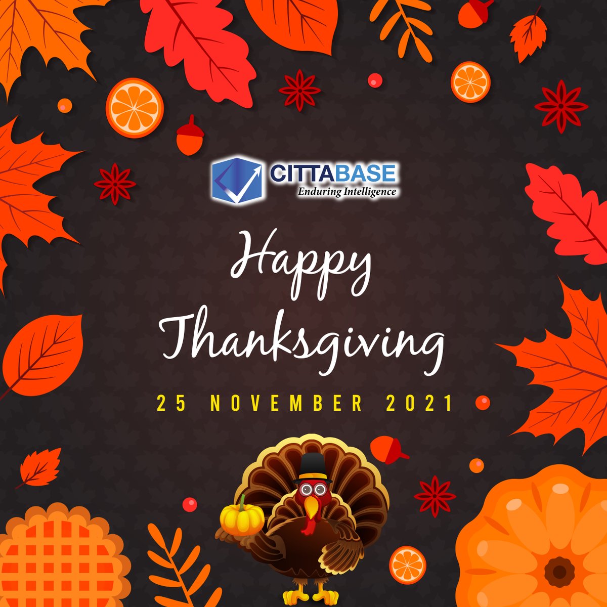Cittabase's tweet photo. "Thankfulness is the quickest path to joy"

@Cittabase would like to wish all those celebrating a happy Thanksgiving!
Enjoy wherever you're celebrating 🙂 https://t.co/IWWWayY5mf