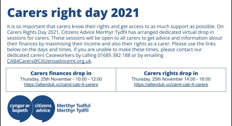 #CarersRightsDay @CerysGamble @CwmTafMorgannwg