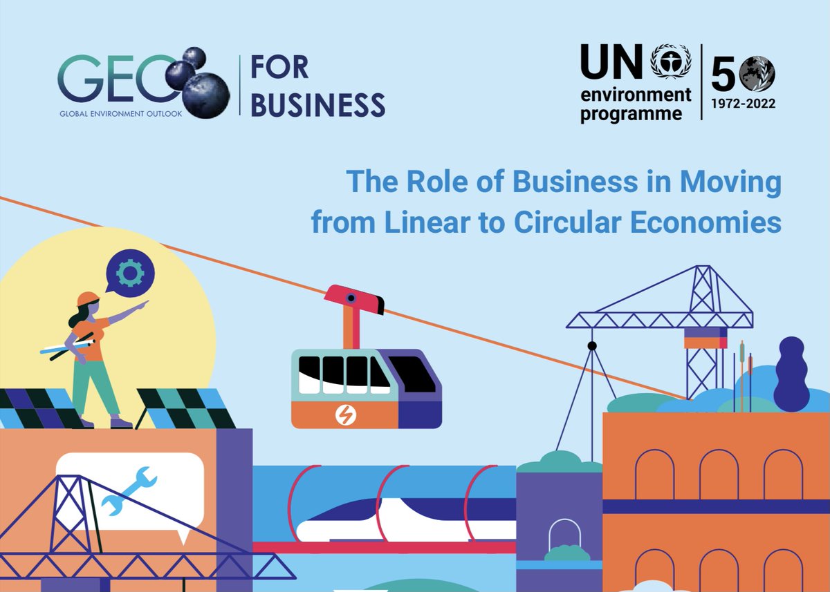 PACEcircular's tweet image. .@UNEP’s report ‘The Role of Business in Moving from Linear to Circular Economies’ states how a rapid shift from businesses to a more circular economy, could dramatically cut resource use and deliver a low carbon and lower environmental future. Read here: ow.ly/qmM250GVKXy