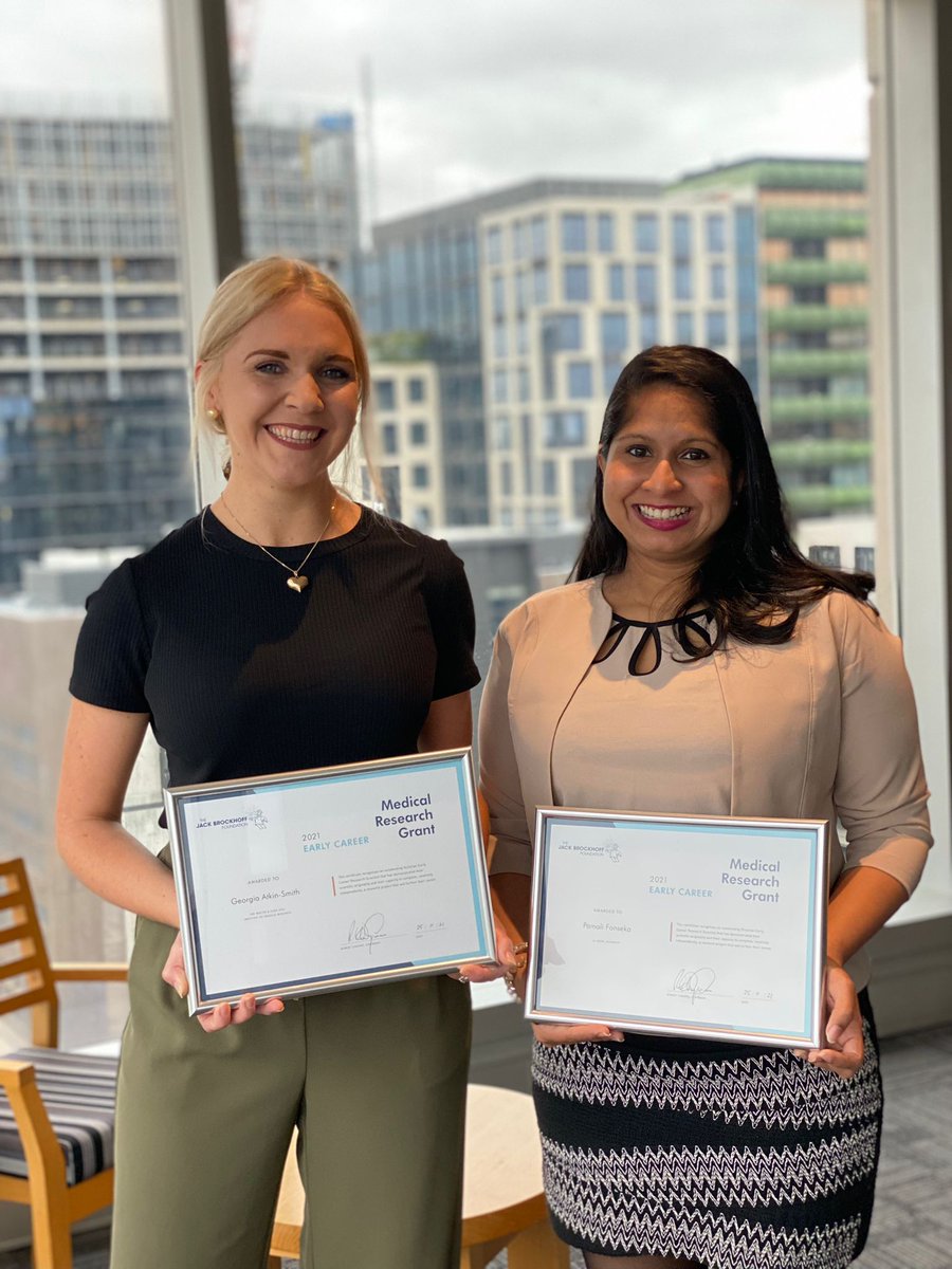 Some Blonde Scientist - Dr Georgia Atkin-Smith (@someblondesci) on Twitter photo So grateful to receive a Jack Brockhoff Early Career Research Grant to fund my independent research in 2022!
Congrats to all recipients inc the brilliant <a href="/PamaliFonseka/">Pamali Fonseka</a>. What a wonderful evening full of inspirational ECRs.
<a href="/WEHI_research/">WEHI (Walter and Eliza Hall Institute)</a> <a href="/LIMSLTU/">La Trobe Institute for Molecular Science</a> <a href="/latrobe/">La Trobe University</a> So grateful to receive a Jack Brockhoff Early Career Research Grant to fund my independent research in 2022!
Congrats to all recipients inc the brilliant <a href="/PamaliFonseka/">Pamali Fonseka</a>. What a wonderful evening full of inspirational ECRs.
<a href="/WEHI_research/">WEHI (Walter and Eliza Hall Institute)</a> <a href="/LIMSLTU/">La Trobe Institute for Molecular Science</a> <a href="/latrobe/">La Trobe University</a>