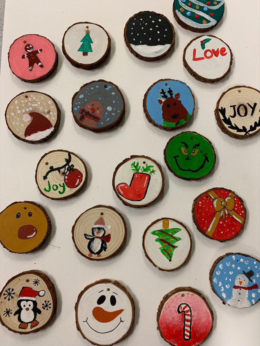 St_John_Fisher's tweet photo. Pupils have been super busy again at Craft Club this week. Hand painted log decorations will be on sale soon!
๐จ๐ชต๐๐
๐คถ ๐ฉ๐ปโ๐จ๐จ๐ปโ๐จ
#craft #christmas #decorations #logslice #charityGet https://t.co/b3ACScCJCC