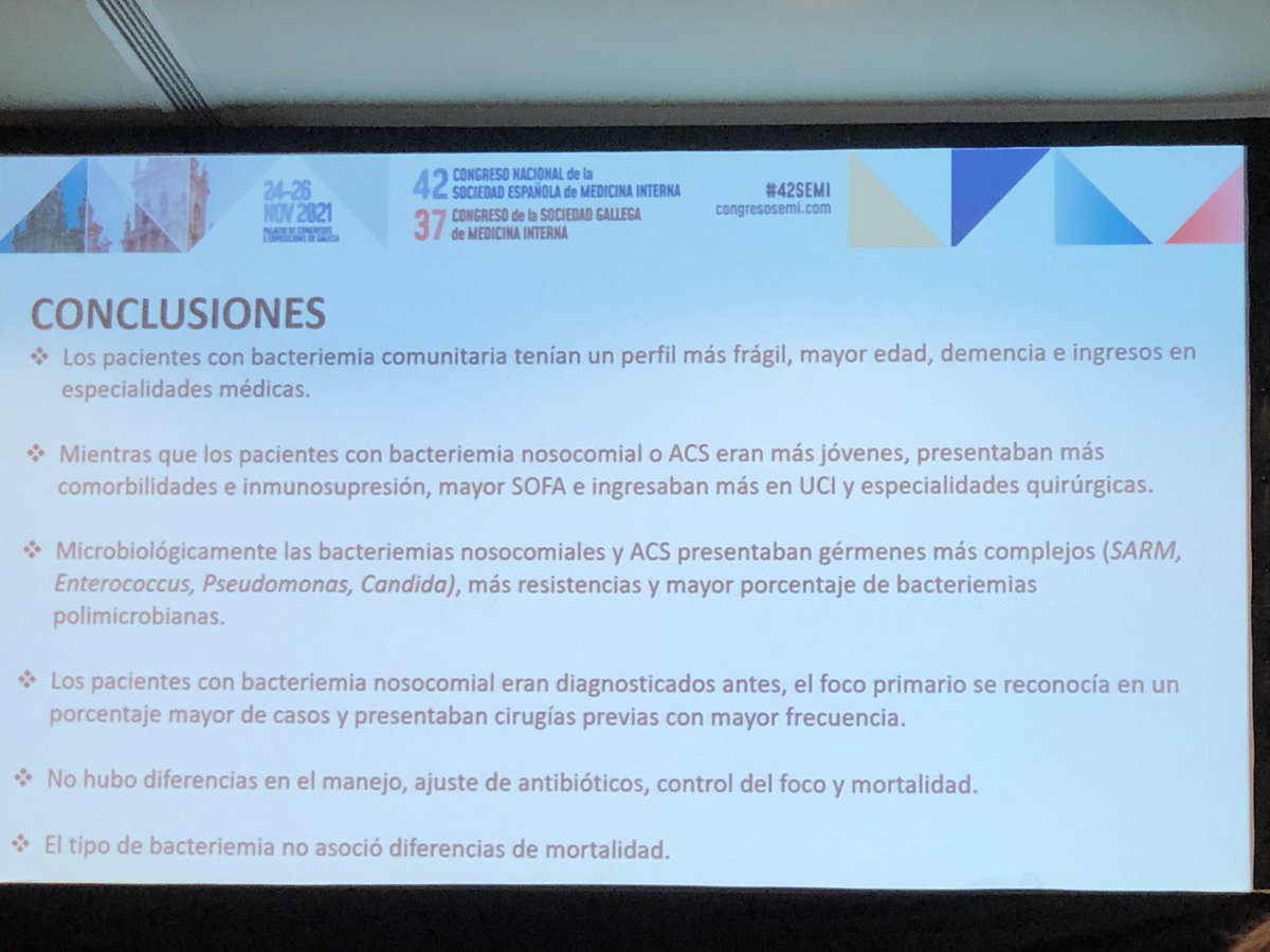 El servicio <a href="/MedInternaHUPDH/">Medicina Interna H. Puerta de Hierro</a> en la #42SEMI. 

Sesiones de poster. 

De mano de nuestra residente, la dra. Escudero.
